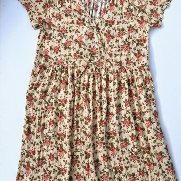 Christy Dawn The Simple Dawn Dress Buttercream English Rose short sleeve L - Picture 2 of 6